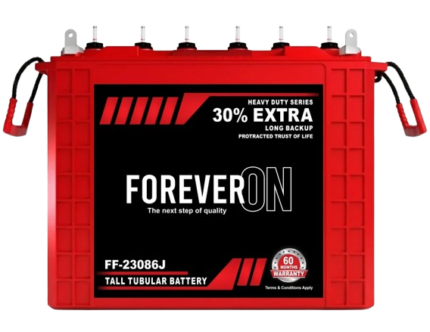 Foreveron FF23086J DLX Inverter Battery | Tubular Technology | High Backup Performance | 230Ah Capacity | 48 + 36 Month Warranty